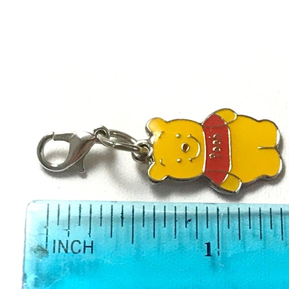 Vintage Disney Winnie The Pooh Charm Bear Clip On Disneyana Zipper Pull Purse - Picture 11 of 11